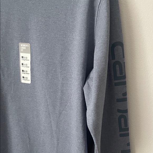 Carhartt Steel Blue Long Sleeve Tee - Picture 2 of 3